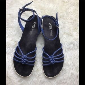 Weil orthaheel serenity leather comfort sandal